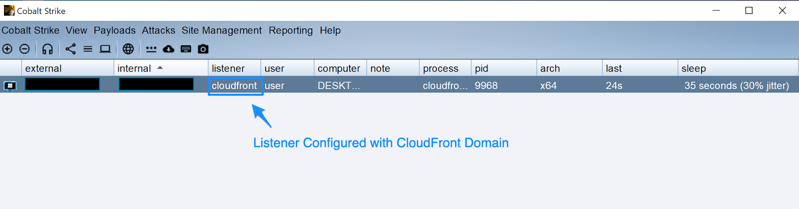 Figure 15 - Cobalt Strike Beacon Callback via CloudFront Domain .png