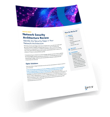 Network security architecture review service brief