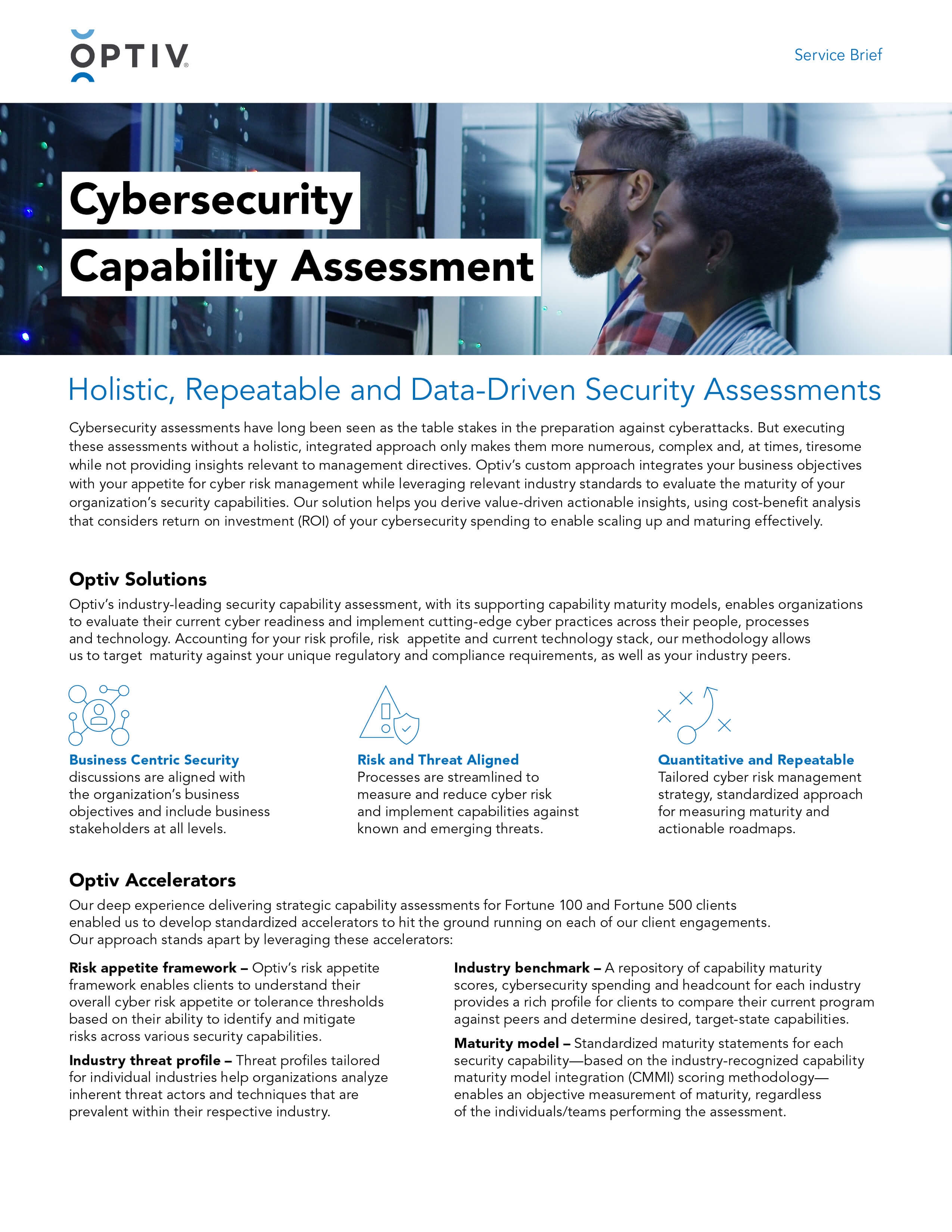 Cybersecurity Capability Assessment Service Brief 2026